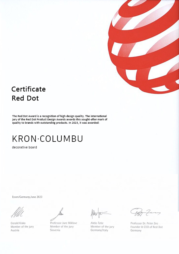 Certificate red dot